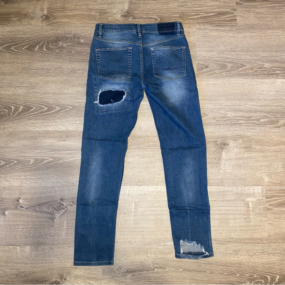 ASOS Skinny Jeans In Mid Wash - Picture 3 of 4